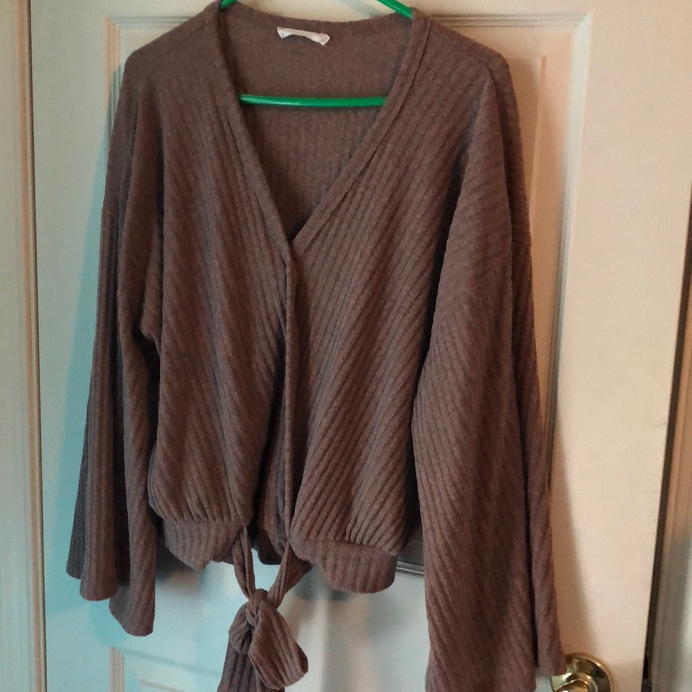 LUSH half wrap top with knot